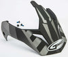 GMAX VISOR W/SCREWS TREKKA GM-11 MATTE BLACK/DARK SILVER G011057