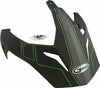 GMAX VISOR W/SCREWS EXPEDITION MATTE BLACK/HI-VIS GREEN GM-11 G011091