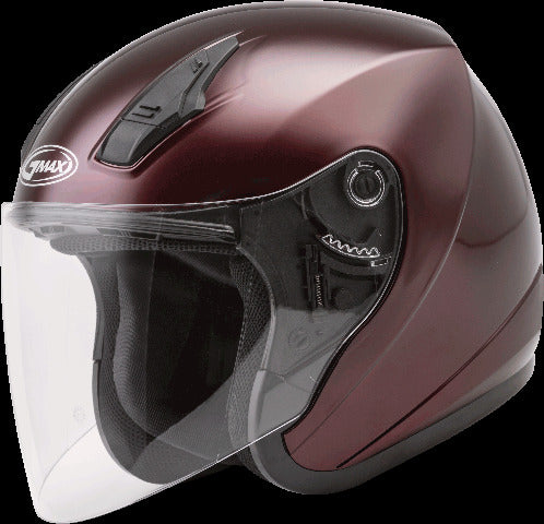 GMAX OF-17 OPEN-FACE HELMET WINE RED SM G317104N