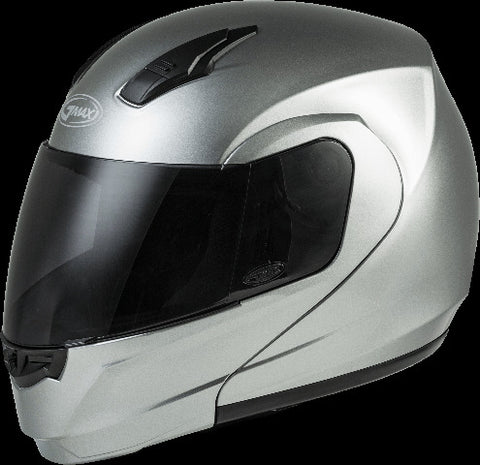 GMAX MD-04 MODULAR HELMET METALLIC SILVER XS G104193