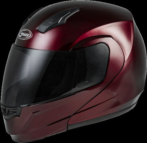 GMAX MD-04 MODULAR HELMET WINE RED SM G104104