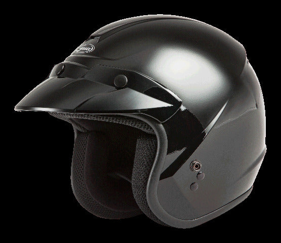 GMAX OF-2 OPEN-FACE HELMET BLACK LG G1020026