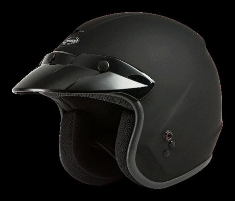 GMAX OF-2 OPEN-FACE HELMET MATTE BLACK MD G1020075
