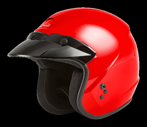 GMAX OF-2 OPEN-FACE HELMET RED MD G1020375