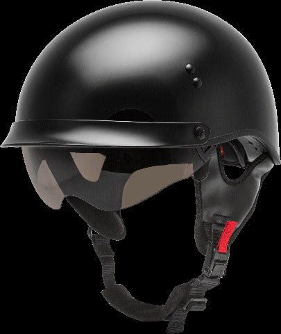 GMAX HH-65 HALF HELMET FULL DRESSED BLACK SM H9650024