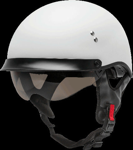 GMAX HH-65 HALF HELMET FULL DRESSED MATTE WHITE SM H9650204