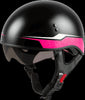 GMAX HH-65 HALF HELMET SOURCE NAKED BLACK/PINK XL H1659177