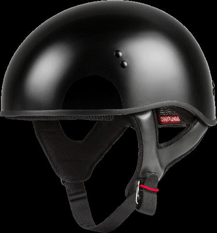 GMAX HH-45 HALF HELMET NAKED BLACK SM H145024