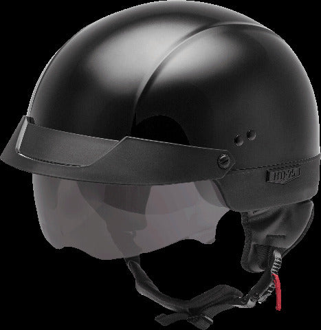 GMAX HH-75 HALF HELMET BLACK XL H1750027