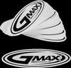 STICKER GMAX HELMETS LOGO BLACK/WHITE 5