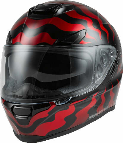 FLY RACING SENTINEL VENOM HELMET RED/BLACK 2X 73-83932X