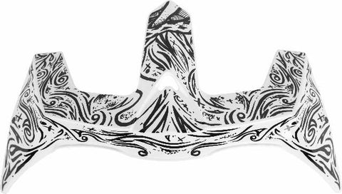 FLY RACING REVOLT REAR SPOILER INK & NEEDLE WHITE 73-88453