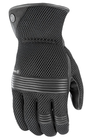 HIGHWAY 21 TURBINE MESH GLOVES BLACK LG #6049 489-0001~4