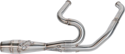 SAWICKI 2IN1 TWIN CAM FLT SHORTY CANNON BRUSHED SS 930-01208-B-SE