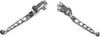 HARDDRIVE CUSTOM LEVERS 5-HOLE CHROME BIG TWIN 07-UP 053523