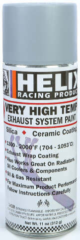 HELIX VERY HIGH TEMP EXHAUST SYSTEM PAINT GREY PRIMER 11OZ 165-1000