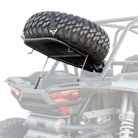 HMF SPARE TIRE RACK BLK POL 9355045561