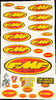 FMF ASSORTED STICKER SHEET 014800