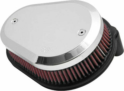 K&N STREET METAL INTAKE FLARE MIRROR FINISH RK-3932