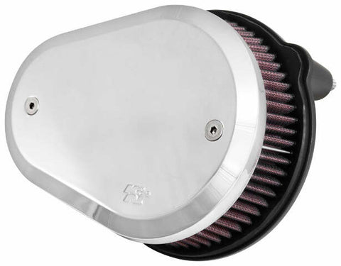 K&N STREET METAL INTAKE FLARE MIRROR FINISH RK-3947