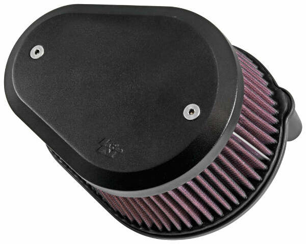 K&N STREET METAL INTAKE FLARE LG CAPACITY BLACK FINISH RK-3947XB