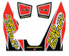 PRO CIRCUIT T-6 WRAP/END CAP DECAL YZ450F REPLACEMENT MUFFLER STICKERS DC14T6-YZ450F