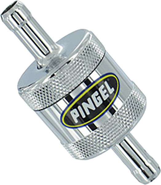 PINGEL ENT FUEL FILTER SUPER SHORT CHROME 5/16