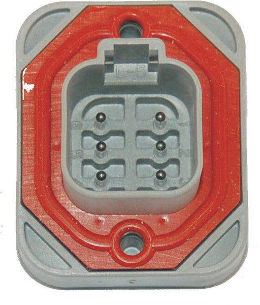 NAMZ CUSTOM CYCLE PRODUCTS DEUTSCH DT SERIES 6-PIN HEADER DTH-06