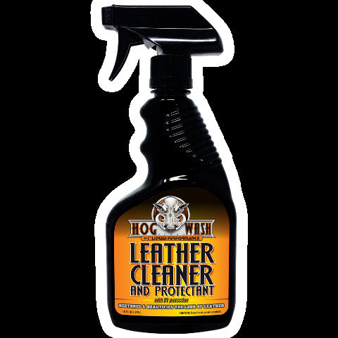 HOG WASH LEATHER CLEANER & PROTECTANT W/UV PROTECTION 16OZ HW0549