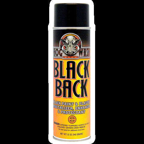 HOG WASH BLACK BACK 12OZ HW0555