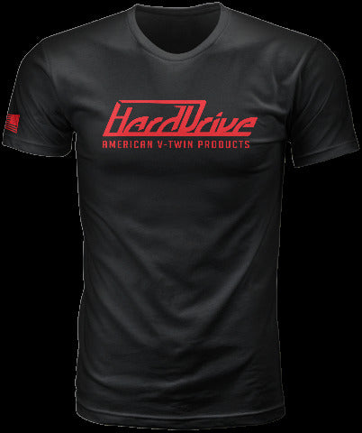 HARDDRIVE TEE BLACK/RED 3X 800-02033X