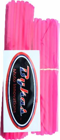 BYKAS SPOKE WRAPS NEON PINK 72/PK 21