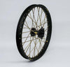 PRO-WHEEL WHEEL FRONT 1.60X21 BLACK HUB GLD RIM/SIL SPOKE/SIL NIPPLE 23-2602411