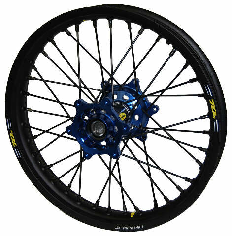 PRO-WHEEL WHEEL REAR 2.15X18 BLUE HUB GLD RIM/SIL SPOKE/BLK NIPPLE 24-5983412