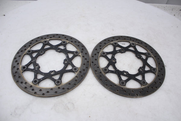 STM Front Brake Rotors Set Floaters Suzuki GSXR750 06-07