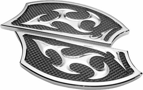 PREC. BILLET FLOORBOARDS PASSENGER BAD AXE BLACK BAX-420-ALL-BLK