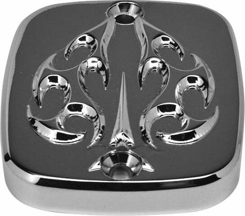 PREC. BILLET UPPER BRAKE CYLINDER COVER DARK SIDE DYNA COVER CHROME DRK-110-DYN-CHR
