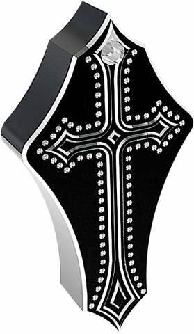 PREC. BILLET HORN COVER DARKSIDE BLACK DRK-570-ALL-BLK