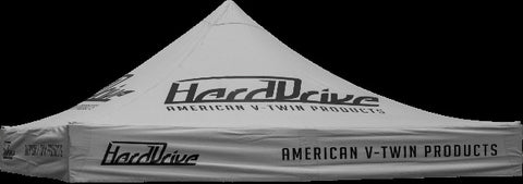HARDDRIVE CANOPY GREY WITH LOGO 10' X 10' REPLACMENT TOP 810-9893