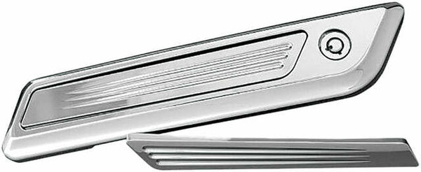 ACCUTRONIX SPEED BALL SADDLEBAG LATCH INSERTS CHROME BLI14-SBC