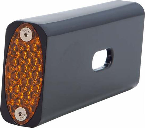 PRO ONE FENDER STRUT MARKER LIGHT 06-16 FXD AMBER BLK 909105B