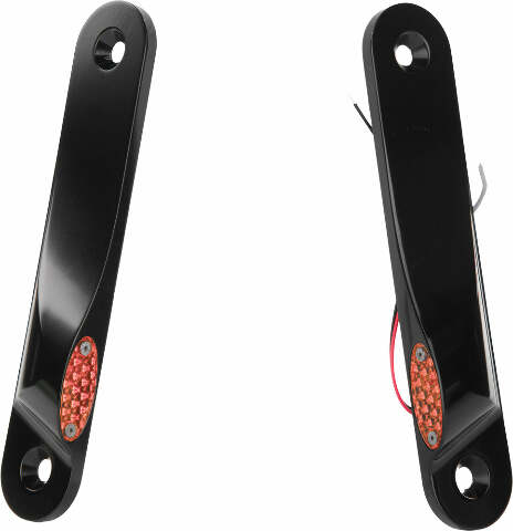 PRO ONE LED FRONT SIGNAL LIGHTS FLHX FLHT W/O SPOTLIGHTS BLK 909109B