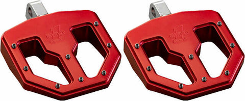 PRO ONE PRO PEG BMX V1 MINI FBOARD RED ANODIZE 500761R