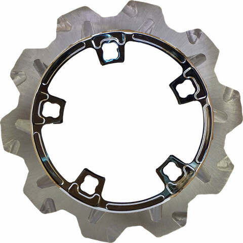 LYNDALL BRAKES HIGH CARBON STEEL PERIMETER ROTOR CHROME 11.8