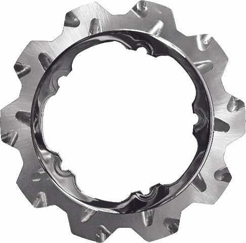 LYNDALL BRAKES HIGH CARBON STEEL PERIMETER ROTOR CHROME 11.8