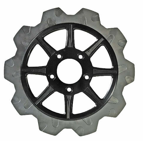 LYNDALL BRAKES HIGH CARBON STEEL PHOENIX FRONT ROTOR BLACK 11.5