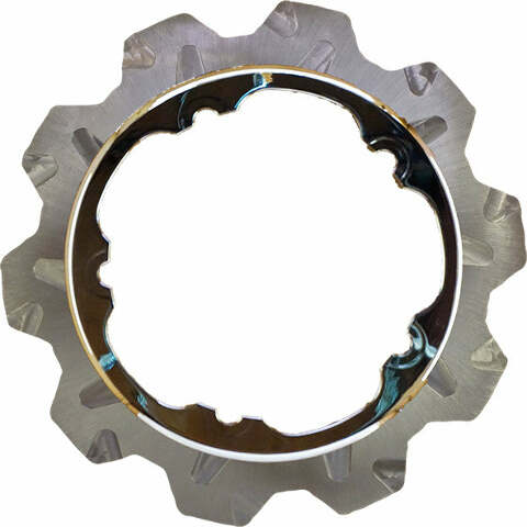 LYNDALL BRAKES HIGH CARBON STEEL PHOENIX FRONT ROTOR CHROME 11.8