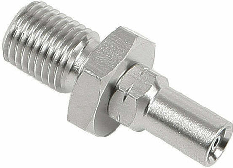 GOODRIDGE SNIPER 2 STRAIGHT MALE ADAPTER STAINLESS 3/8-24 SN440-02-03BDC