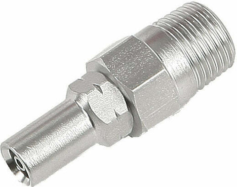 GOODRIDGE SNIPER 2 NPT STRAIGHT MALE ADAPTER STAINLESS 1/8