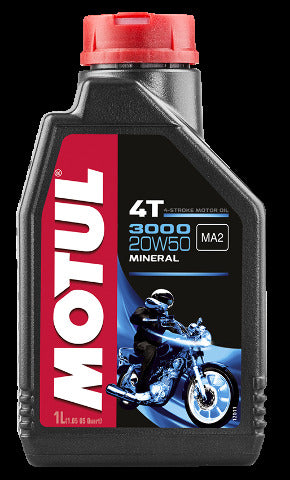MOTUL 3000 PETROLEUM OIL 20W50 1 LT 107318